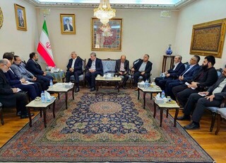 دیدار سفیر ایران با کادر رهبری جبهه آزادی فلسطین