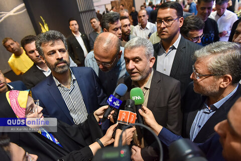 افتتاحیه نمایشگاه بین المللی سنگ با حضور وزیر کار لبنان