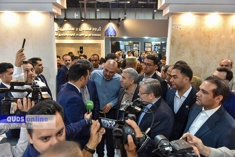 افتتاحیه نمایشگاه بین المللی سنگ با حضور وزیر کار لبنان