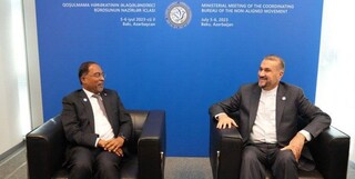 رایزنی وزیر خارجه مالزی با امیرعبداللهیان در باکو