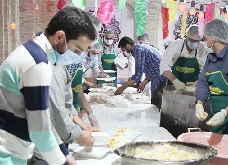 این مسجد برای عید غدیر 2 هزار روستایی را غذا می‌دهد