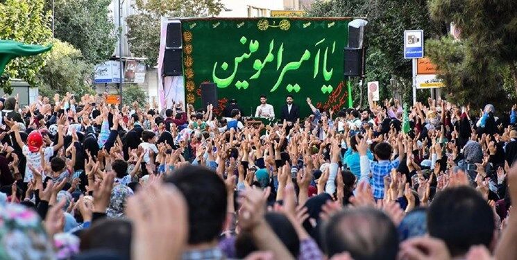 جشن بزرگ غدیر ویژه دهه نودی‌ها در مشهد برگزار شد