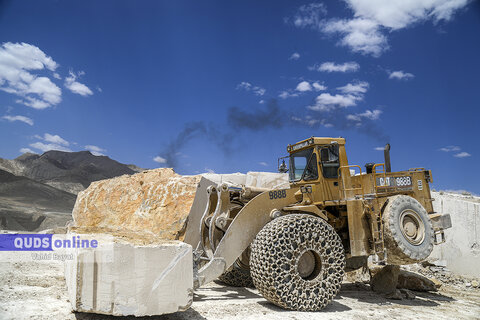 گزارش تصویری I معدن سنگ مرمریت شهید سلیمانی - چناران