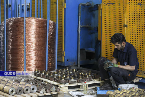 گزارش تصویری I خط تولید کارخانه سیم و کابل فشار قوی در شهرک صنعتی توس مشهد