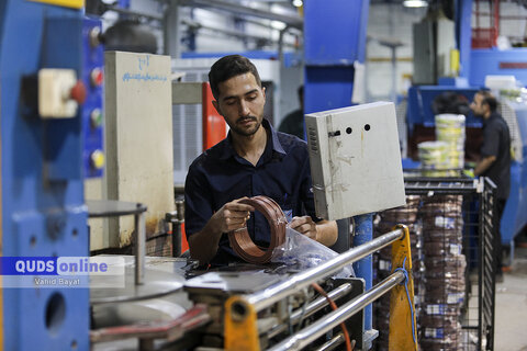 گزارش تصویری I خط تولید کارخانه سیم و کابل فشار قوی در شهرک صنعتی توس مشهد