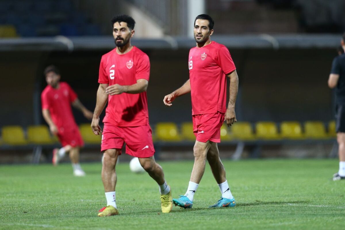 تمرین سنگین پرسپولیس با حضور بیرانوند +تصاویر