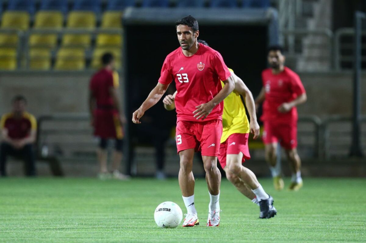 تمرین سنگین پرسپولیس با حضور بیرانوند +تصاویر