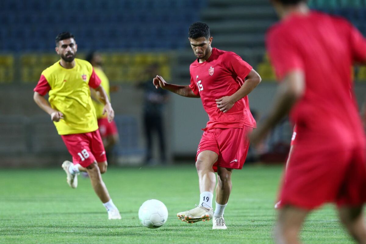 تمرین سنگین پرسپولیس با حضور بیرانوند +تصاویر