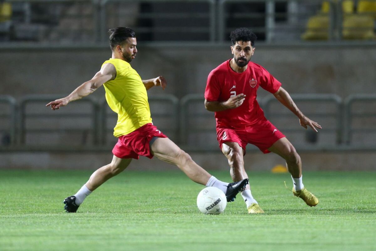 تمرین سنگین پرسپولیس با حضور بیرانوند +تصاویر