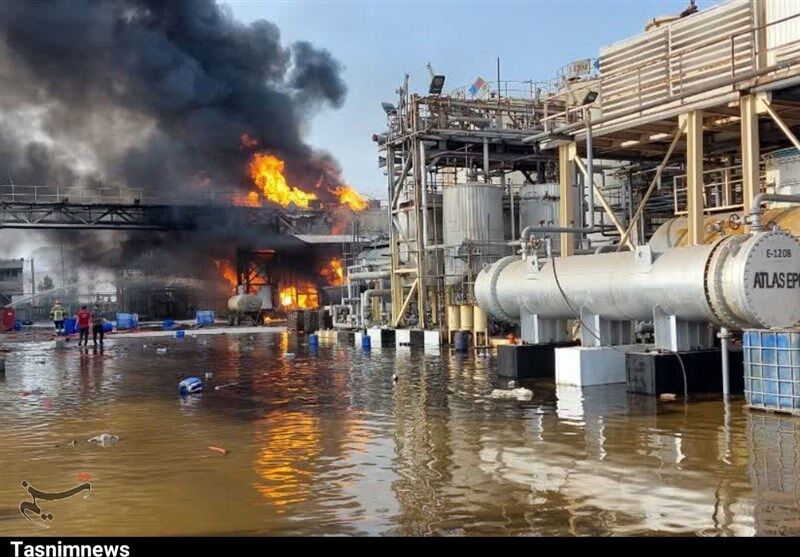 علت آتش‌سوزی در شرکت نفت آفتاب بندرعباس چه بود؟