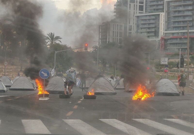 آغاز اعتراضات گسترده صهیونیستها تحت عنوان «روز فلج کننده سراسری»