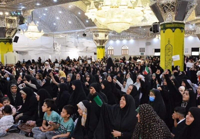 جشن بزرگ خانوادگی تجلی حیا در حرم حضرت عبدالعظیم (ع)