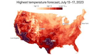 رکورد زنی گرمای مرگبار در ۱۵ ایالت آمریکا