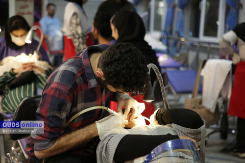 ارائه خدمات دندانپزشکی توسط گروه جهادی الکفیل به نیازمندان حاشیه شهر مشهد