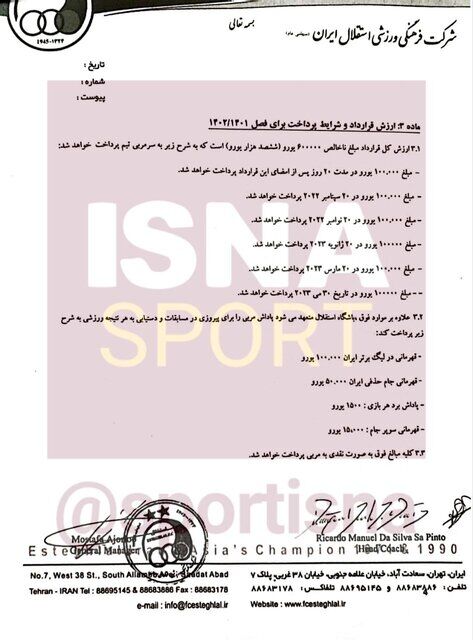 متن کامل قرارداد ساپینتو با استقلال + سند