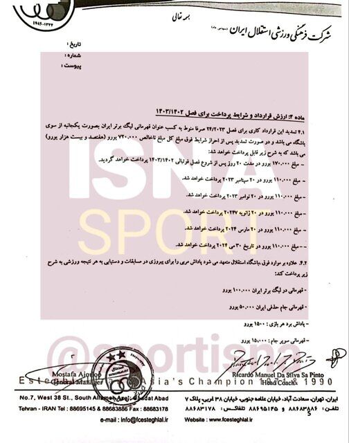 متن کامل قرارداد ساپینتو با استقلال + سند