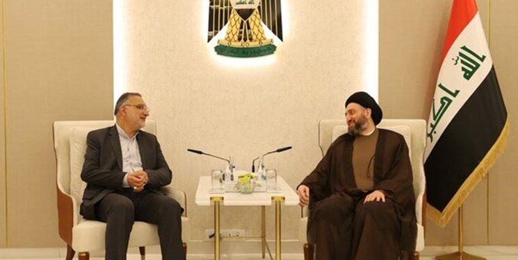 دیدار شهردار تهران با رئیس سابق مجلس اعلای عراق