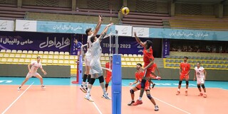 پیروزی نوجوانان والیبال ایران مقابل بزرگسالان بنگلادش