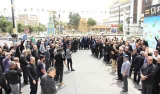 مردم هشتگرد اعتراض به هتک حرمت قرآن راهپیمایی کردند