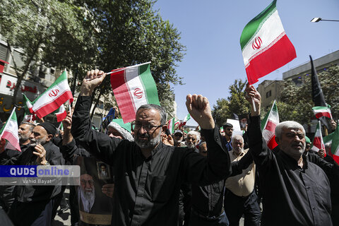 گزارش تصویری I راهپیمایی نمازگزاران مشهدی در اعتراض به هتک حرمت قرآن کریم
