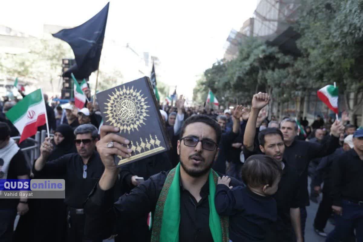 فیلم| برگزاری راهپیمایی دفاع از حریم قرآن در مشهدالرضا(ع)