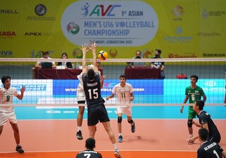 والیبال زیر ۱۶ سال آسیا| تیم ایران به مرحله دوم رسید