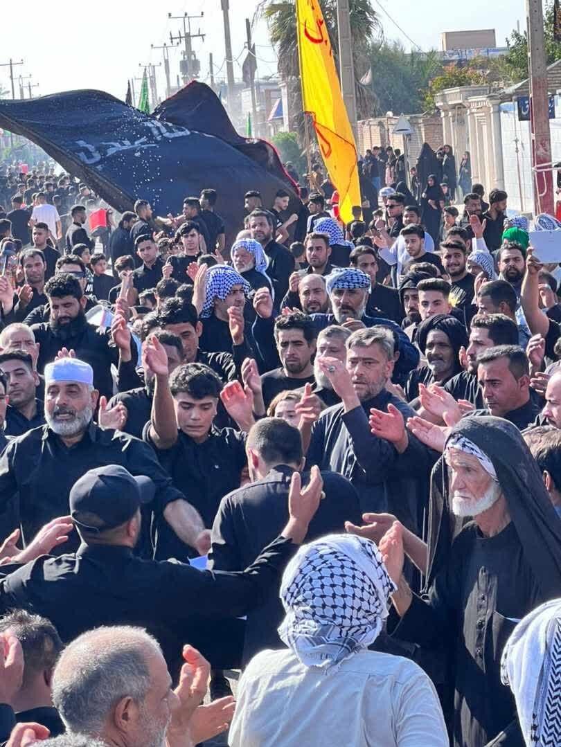 عزاداری یوم العباس در شهر مرزی بستان+ عکس و فیلم