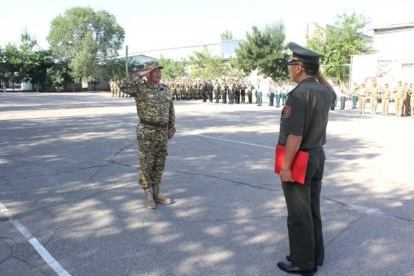 رزمایش مشترک گاردهای ملی نظامی ازبکستان و قرقیزستان+تصاویر