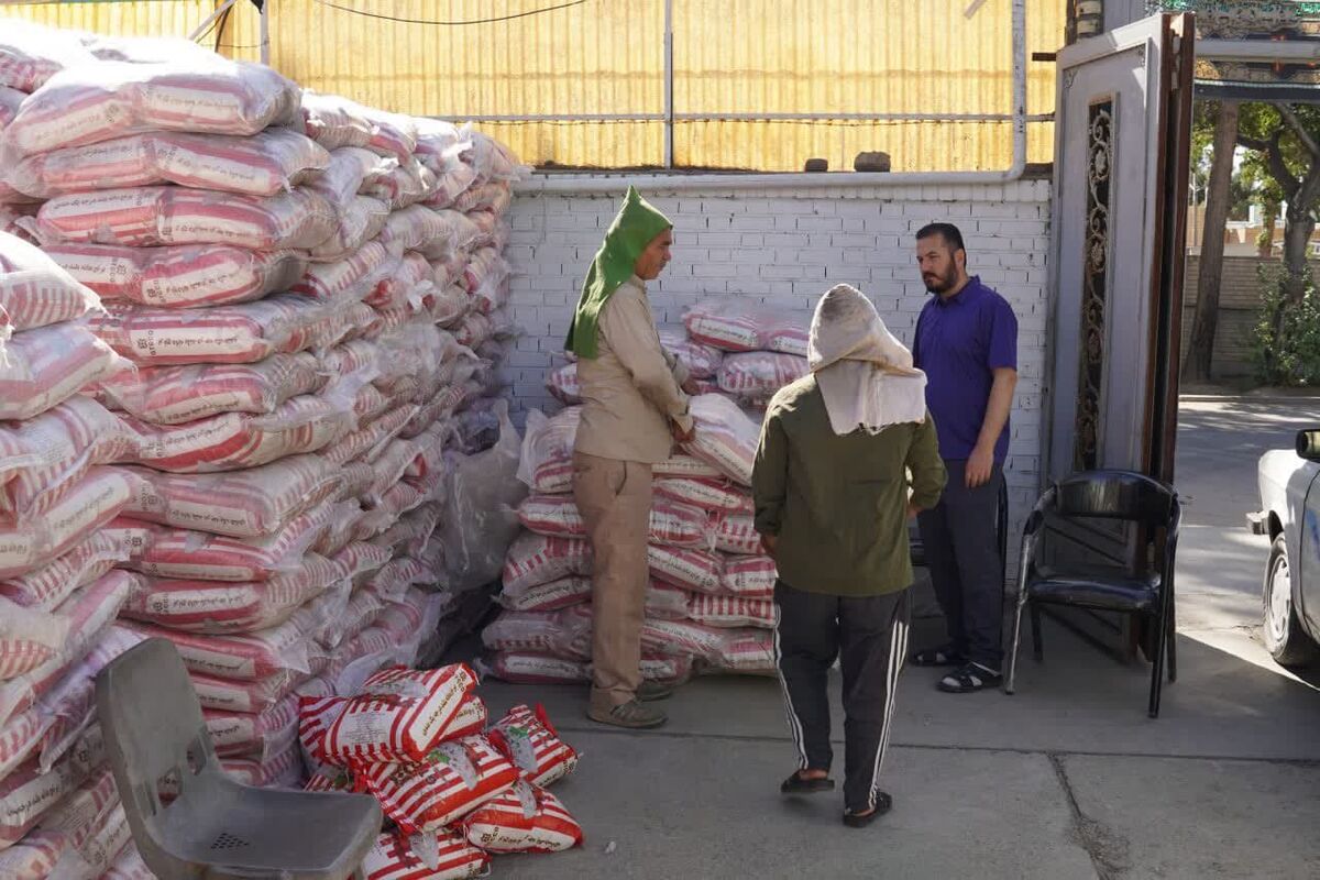 ۳۰۰ تن برنج در اختیار هیات‌های مذهبی مشهد قرار گرفت