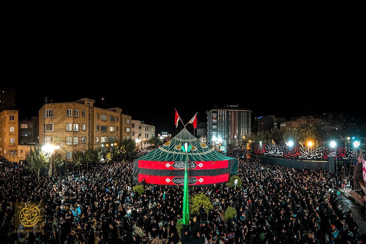 تمام ایران عزادار علمدار کربلا شد+عکس و فیلم