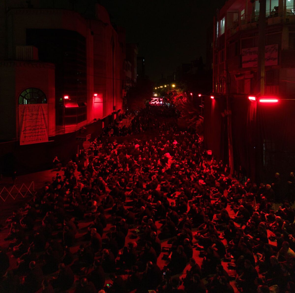 تمام ایران عزادار علمدار کربلا شد+عکس و فیلم