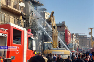 آتش‌سوزی در کربلا با تلاش نیروهای امدادی مهار شد + فیلم/ فوت ۸ زائر و خادم حسینی تا این لحظه