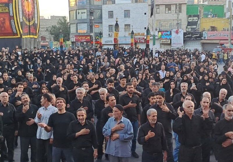 عشق و دلدادگی مردم شهرستانهای استان تهران در روز عاشورا