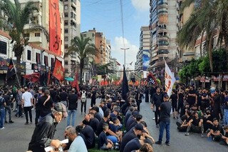 آغاز راهپیمایی «دفاع از ثقلین» در بیروت