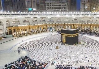 فضای زیارتی مسجدالحرام با کاهش تعداد زائران، محدود شد