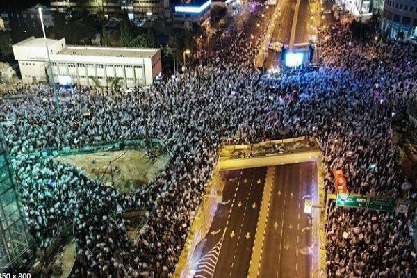 ۳۷۰ هزار نفر؛ آخرین آمار اعتراضات ضد نتانیاهو در هفته سی‌ام