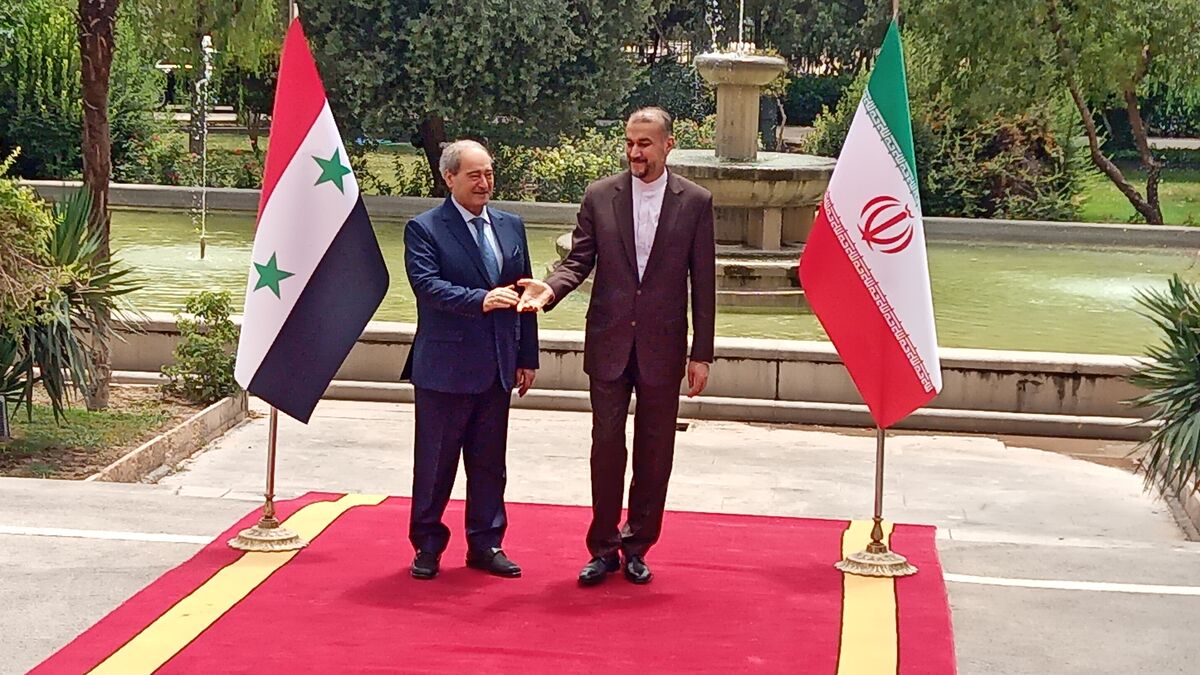 استقبال امیرعبداللهیان از فیصل مقداد / مذاکرات مهم وزرای امورخارجه ایران و سوریه در تهران آغاز شد
