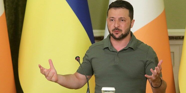 زلنسکی: جنگ به تدریج به خاک روسیه عقب رانده می‌شود