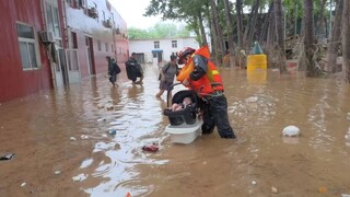 باران‌های سیل‌آسا در پکن ۱۱ کشته و دهها مفقود برجای گذاشت