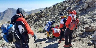 نجات ۲ کوهنورد در ارتفاعات سبلان