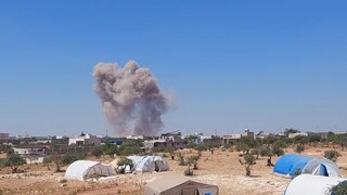 حمله هوایی روسیه به مواضع تروریست ها در سوریه + فیلم
