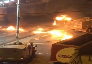 انفجار بمب در مسیر خودروی نظامیان صهیونیست در کرانه باختری
