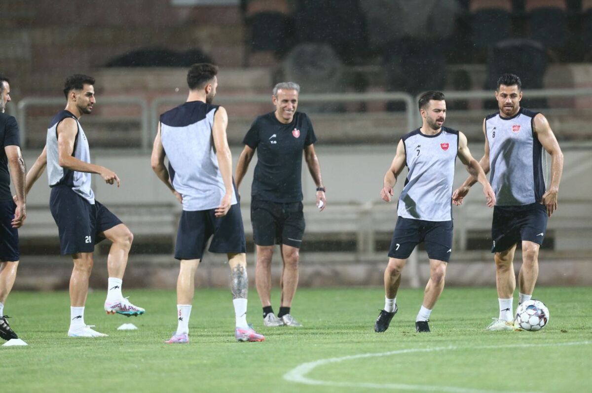 آخرین تمرین پرسپولیس پیش از دیدار با آلومینیوم