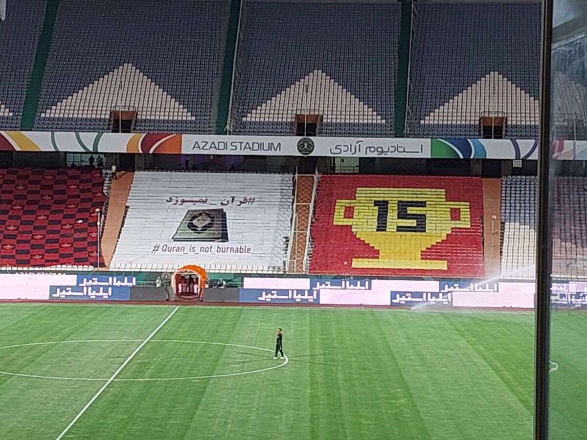 از معطلی عجیب خبرنگاران تا ادامه ساخت و ساز ورزشگاه آزادی در روز بازی پرسپولیس و آلومینیوم