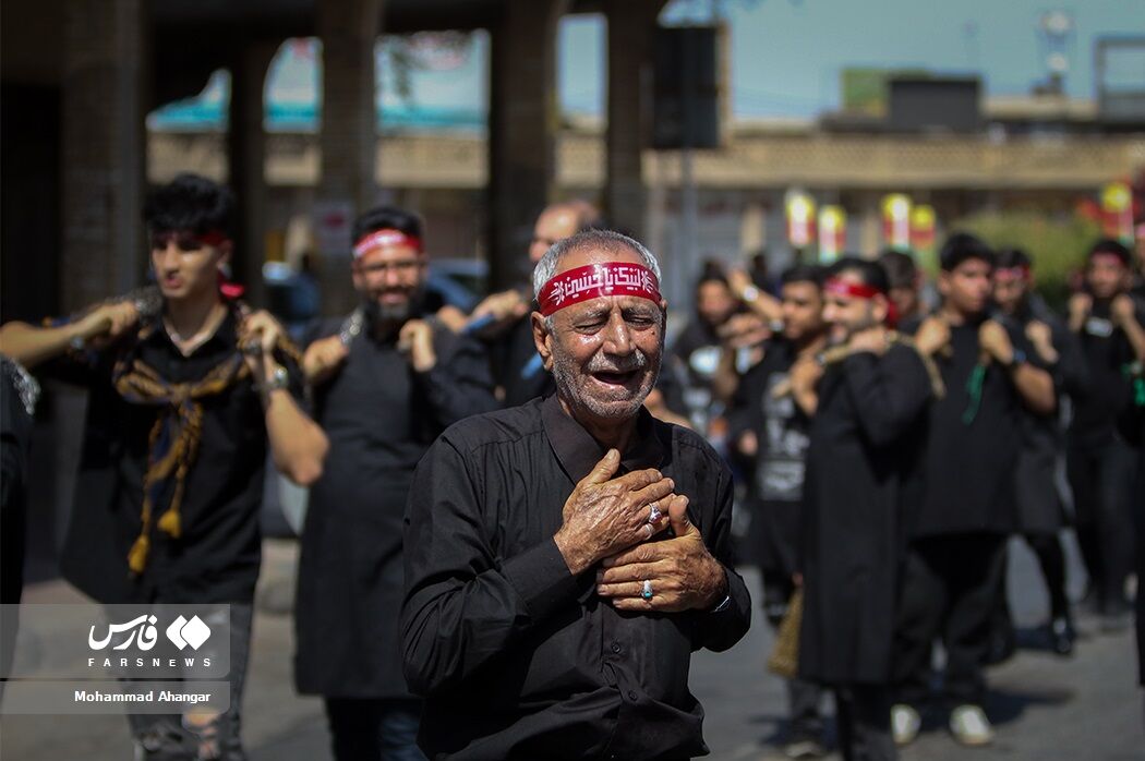 سیاهپوشی خوزستان در سوگ امام مظلوم بقیع