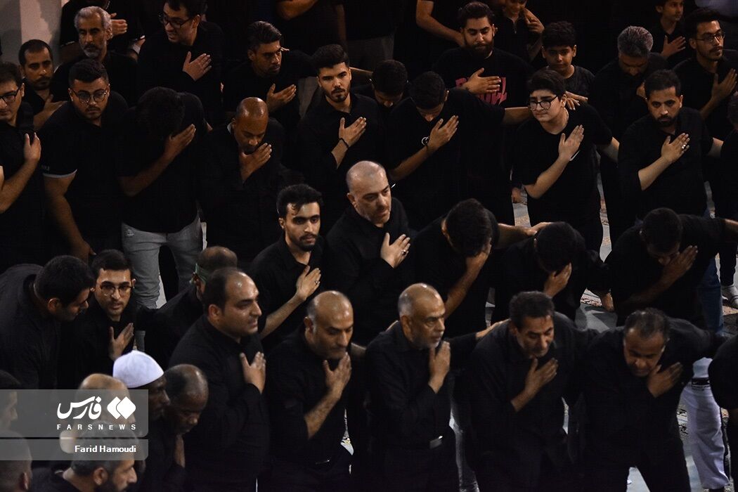 سیاهپوشی خوزستان در سوگ امام مظلوم بقیع