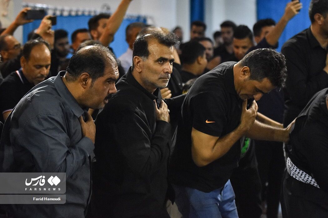 سیاهپوشی خوزستان در سوگ امام مظلوم بقیع