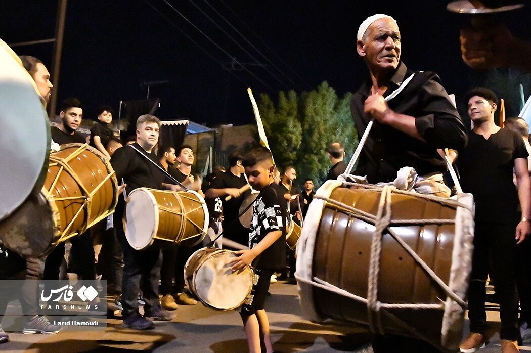 سیاهپوشی خوزستان در سوگ امام مظلوم بقیع