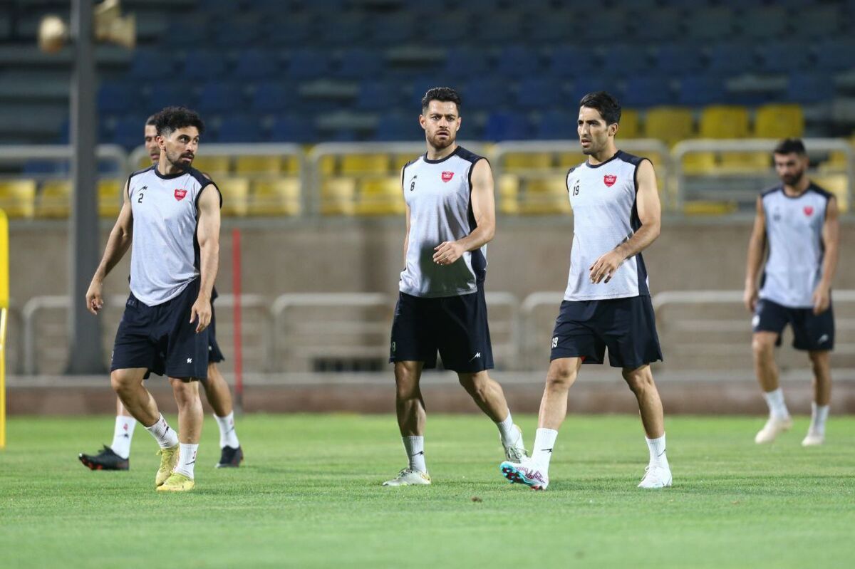 آغاز تمرینات پرسپولیس برای تقابل با تراکتور +تصاویر