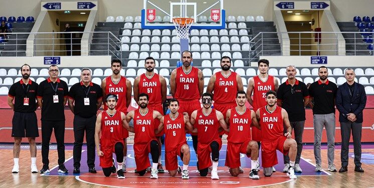 کسب مقام سوم تیم ملی بسکتبال ایران در تورنمنت بین المللی گرجستان